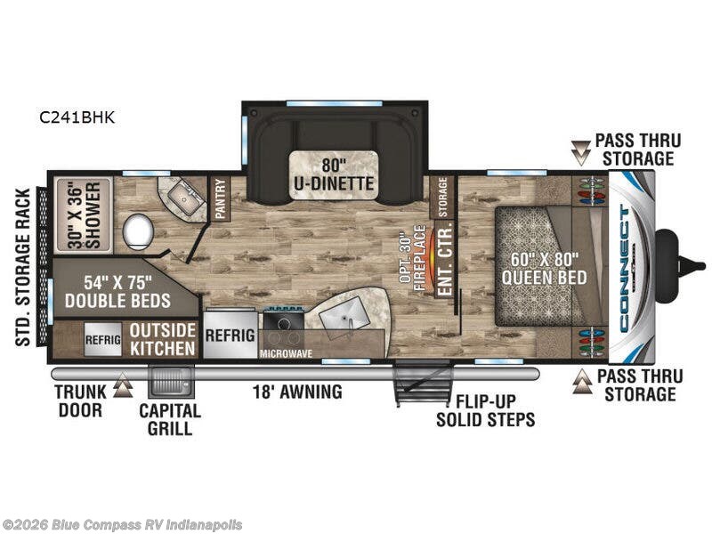 Used 2019 K-Z Connect C241BHK available in Indianapolis, Indiana
