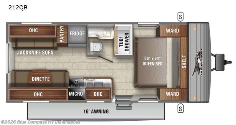 Used 2021 Jayco Jay Flight SLX 8 212QB available in Indianapolis, Indiana