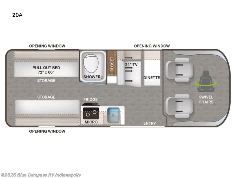 Used 2022 Thor Motor Coach Sequence 20A available in Indianapolis, Indiana