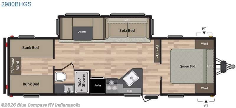 Used 2016  Keystone  Summerland 2980BHGS by Keystone from Blue Compass RV Indianapolis in Indianapolis, IN