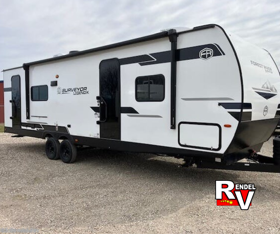Check out this Video for a 2025 Forest River Surveyor Legend X 27CAMP(Stock #0705)  for sale by Rendel RV. This unit is located in Rice, TX