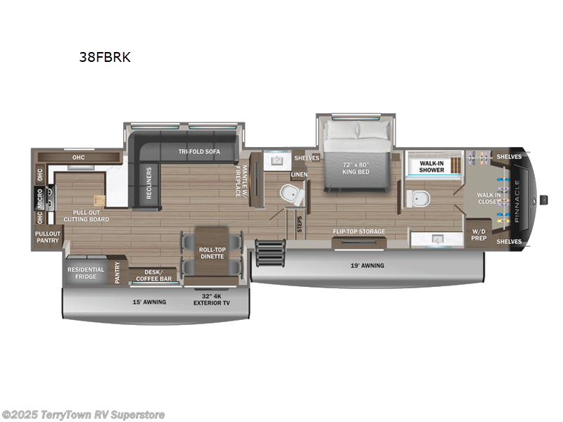 New 2026 Jayco Pinnacle 38FBRK available in Grand Rapids, Michigan