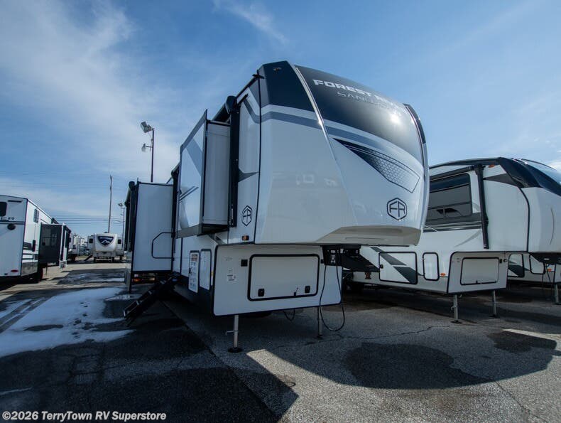 New 2026 Forest River Sandpiper 3710HBFB available in Grand Rapids, Michigan