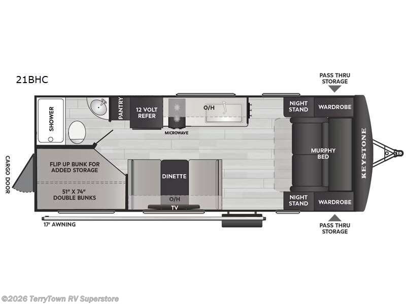 New 2026 Keystone Bullet Classic 21BHC available in Grand Rapids, Michigan
