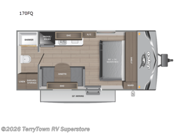 New 2026 Jayco Jay Flight SLX 170FQ available in Grand Rapids, Michigan
