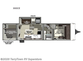 New 2026 Forest River Salem 300ICE available in Grand Rapids, Michigan