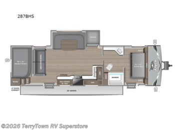 New 2026 Jayco Jay Flight SLX 287BHS available in Grand Rapids, Michigan