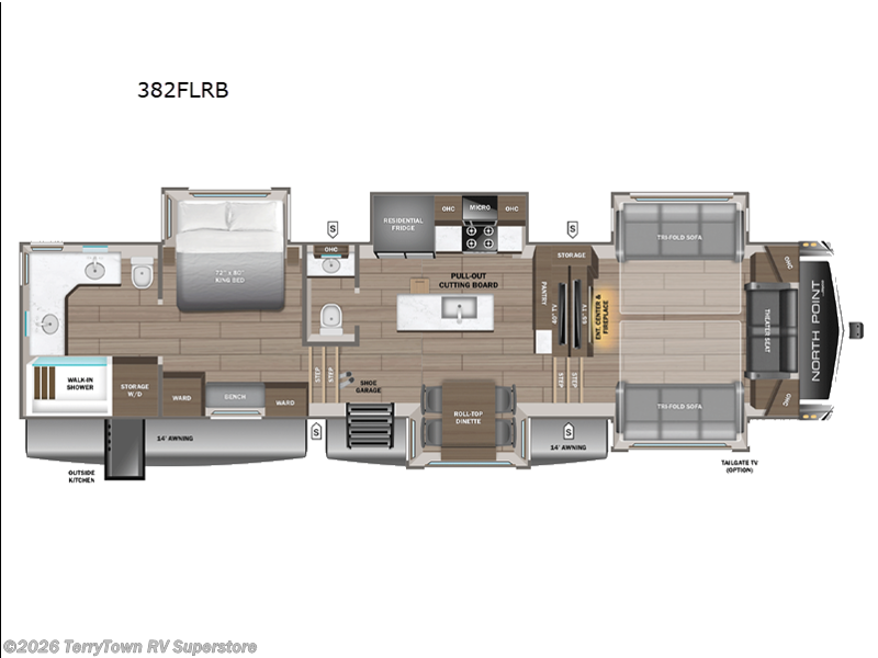New 2026 Jayco North Point 382FLRB available in Grand Rapids, Michigan