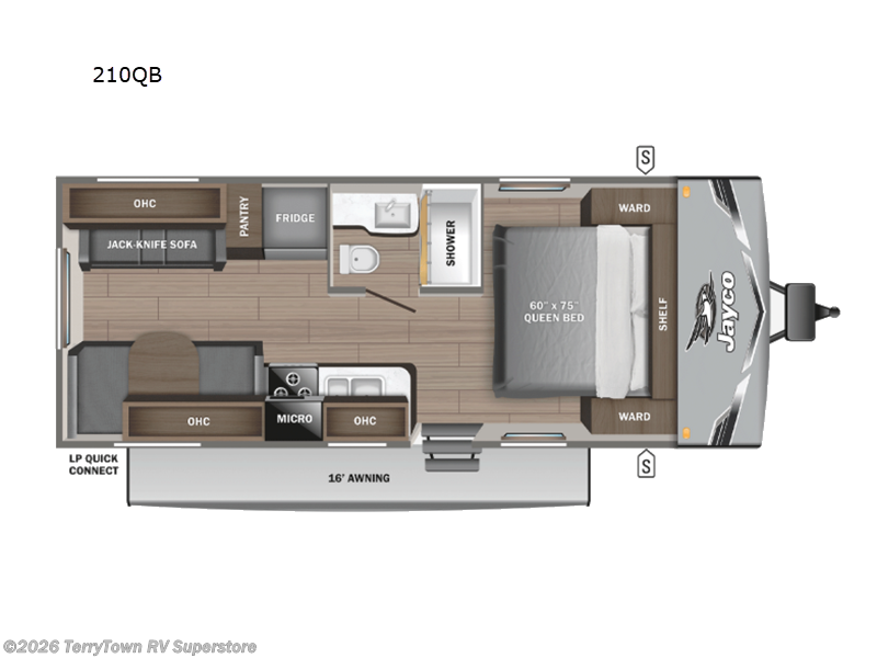 New 2026 Jayco Jay Flight SLX 210QB available in Grand Rapids, Michigan