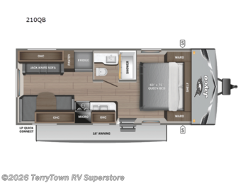 New 2026 Jayco Jay Flight SLX 210QB available in Grand Rapids, Michigan