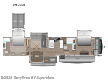 New 2026 Jayco North Point 395DSDB available in Grand Rapids, Michigan