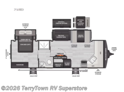 New 2026 Keystone Cougar Half-Ton 25FKD available in Grand Rapids, Michigan