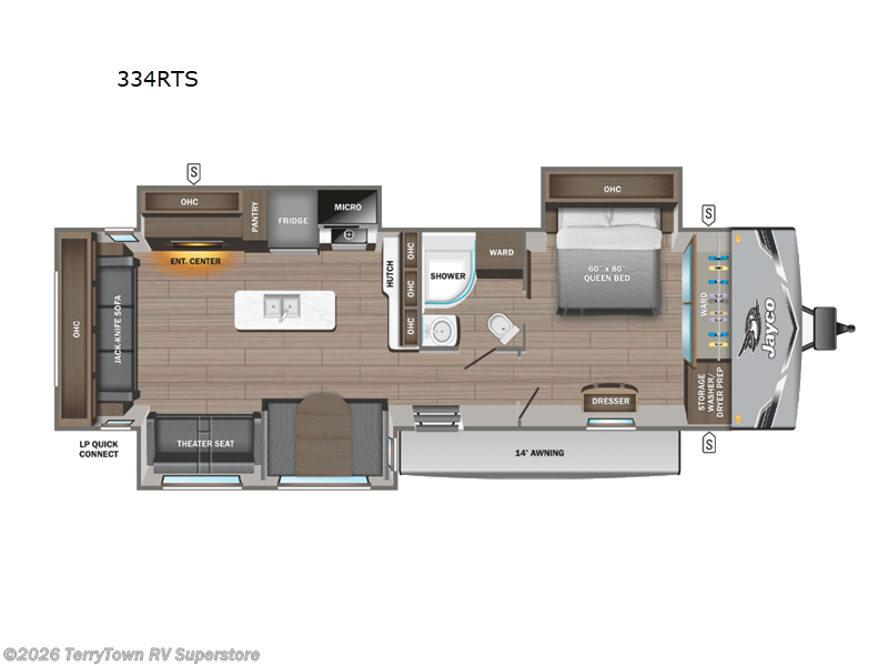 New 2026 Jayco Jay Flight SLX 334RTS available in Grand Rapids, Michigan