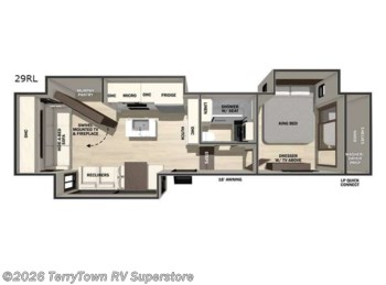 New 2026 Forest River Cedar Creek 29RL available in Grand Rapids, Michigan