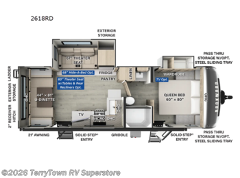 New 2025 Forest River Rockwood Ultra Lite 2618RD available in Grand Rapids, Michigan