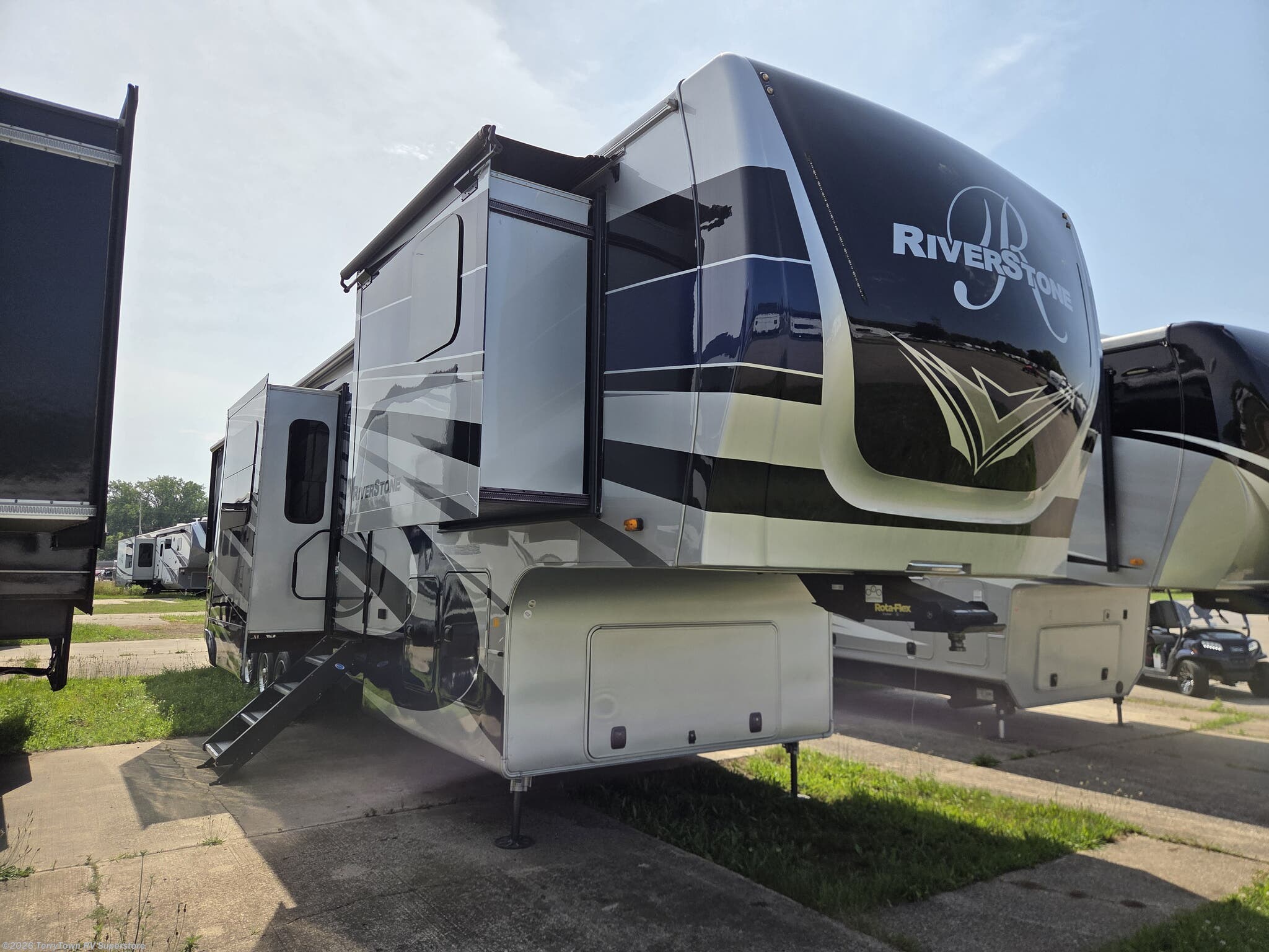 Used 2020 Forest River RiverStone 39FKTH available in Grand Rapids, Michigan