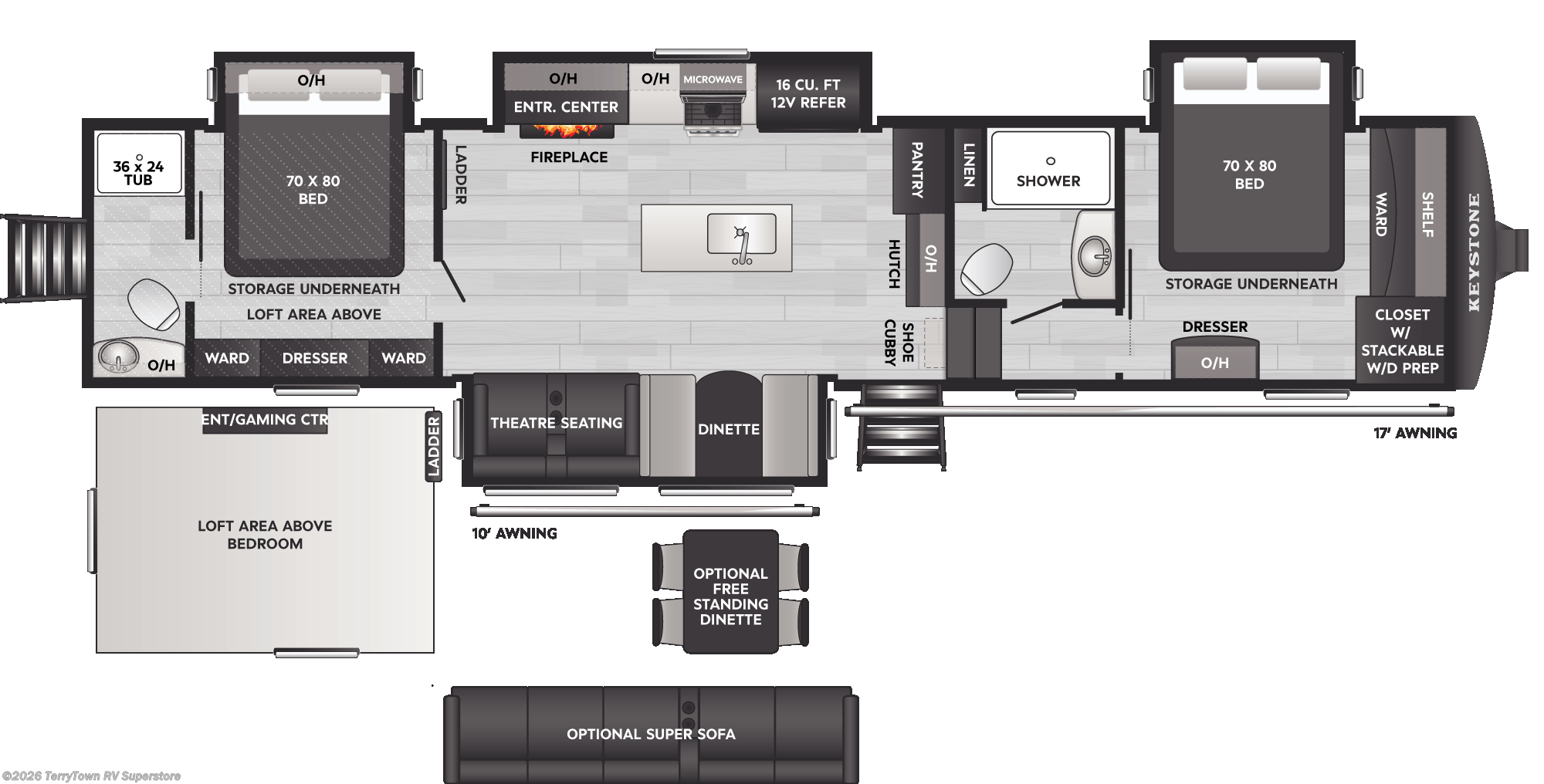 New 2026 Keystone Sprinter 3920DSL available in Grand Rapids, Michigan