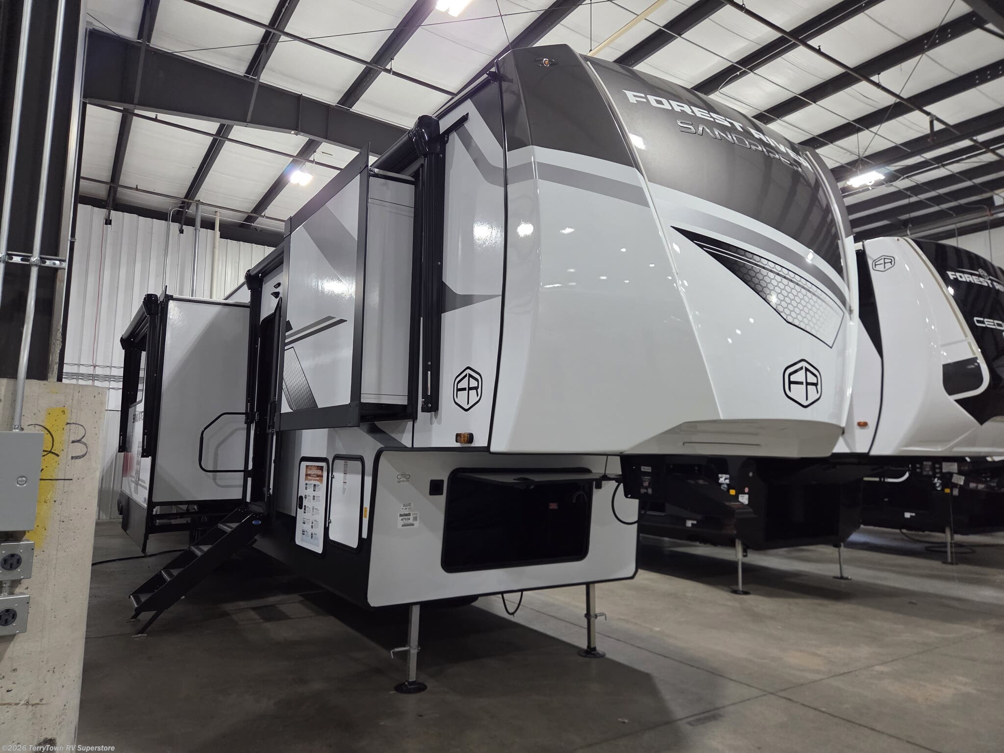 New 2026 Forest River Sandpiper 3710HBFB available in Grand Rapids, Michigan