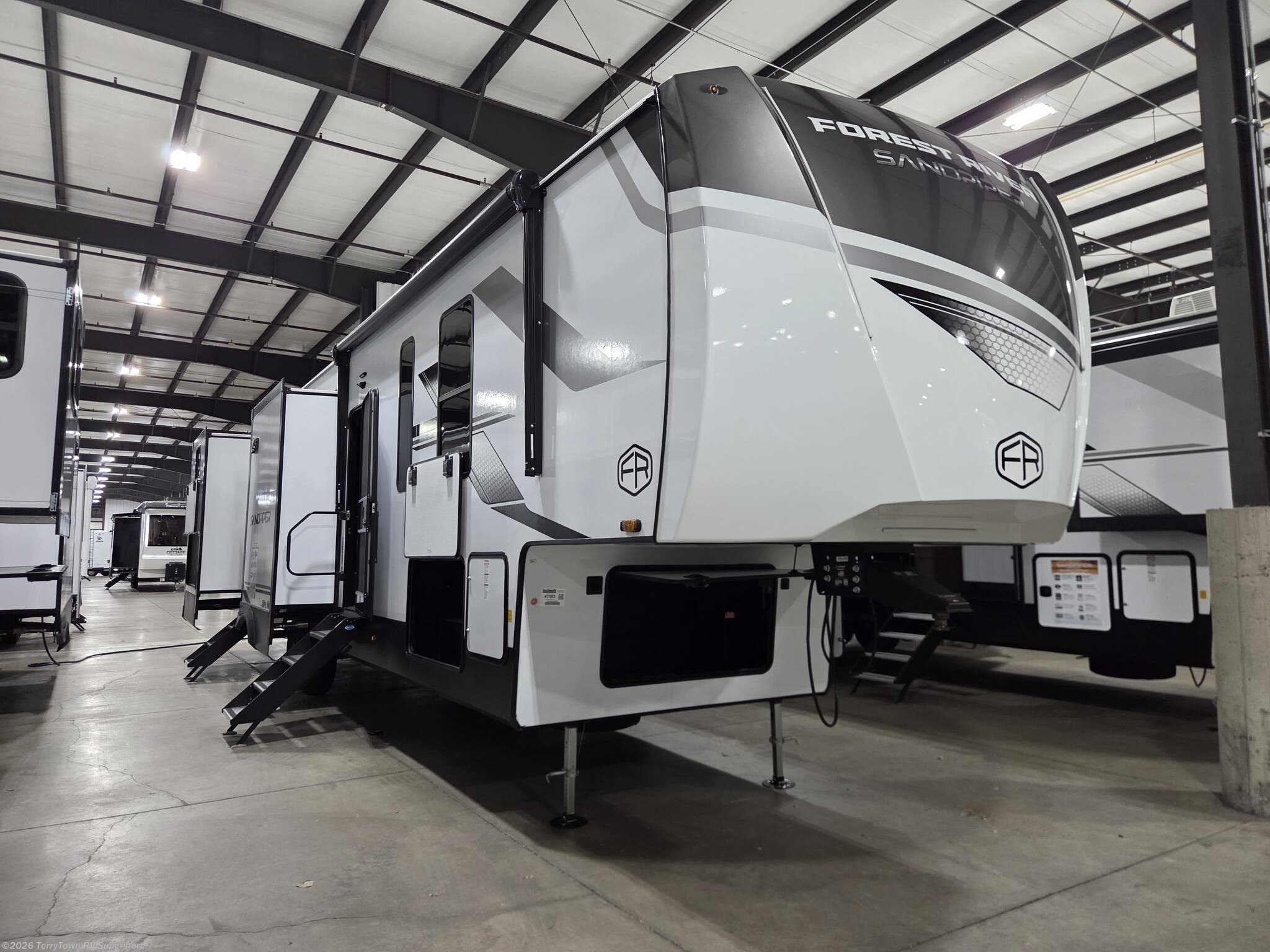 New 2026 Forest River Sandpiper 3844QUAD available in Grand Rapids, Michigan