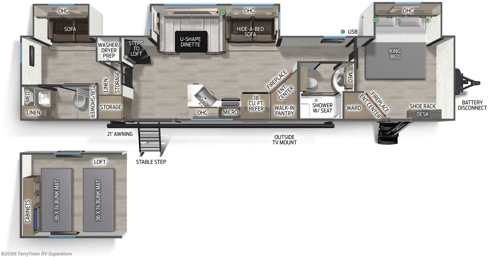 New 2027 Forest River Cherokee Timberwolf 39DC available in Grand Rapids, Michigan