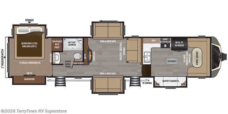 Used 2018 Keystone Montana 3820FK available in Grand Rapids, Michigan