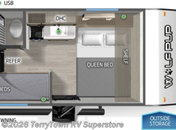 New 2026 Forest River Wolf Pup 14BHLP available in Grand Rapids, Michigan
