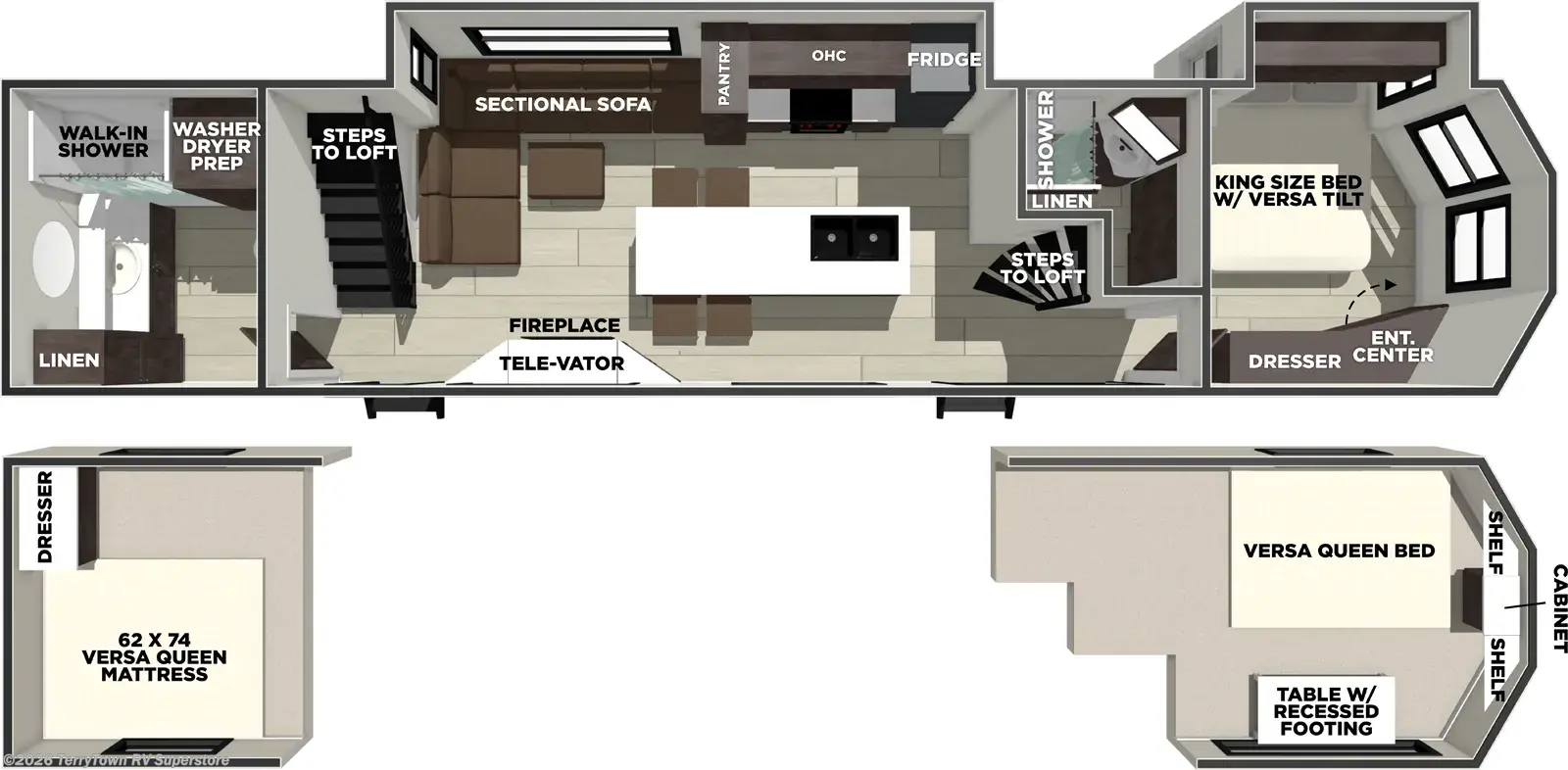 New 2027 Forest River Salem Villa 42ZEN available in Grand Rapids, Michigan