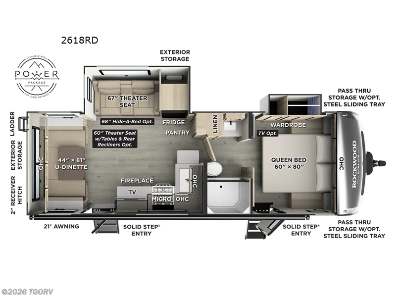 New 2027 Forest River Rockwood Ultra Lite 2618RD available in Greeley, Colorado