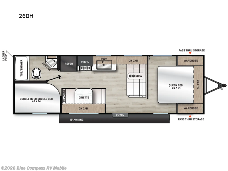 Used 2025 Forest River Aurora Light 26BH available in Theodore, Alabama