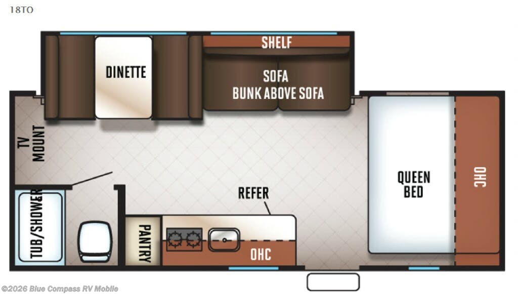 Used 2017  Forest River Cherokee Wolf Pup 18TO by Forest River from Blue Compass RV Mobile in Theodore, AL