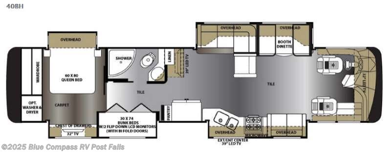 Used 2015 Forest River Berkshire XL 40BH available in Post Falls, Idaho