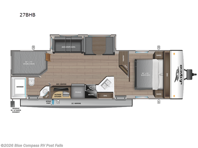 Used 2024 Jayco Jay Feather 27BHB available in Post Falls, Idaho