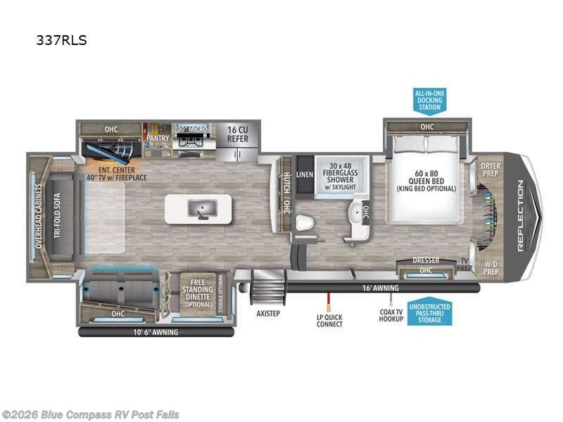 Used 2023 Grand Design Reflection 337RLS available in Post Falls, Idaho