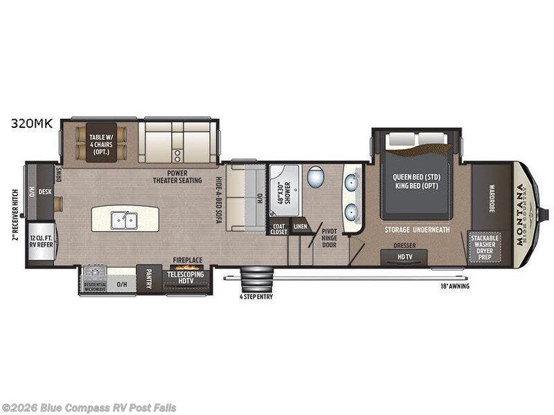 Used 2018 Keystone Montana High Country 320MK available in Post Falls, Idaho