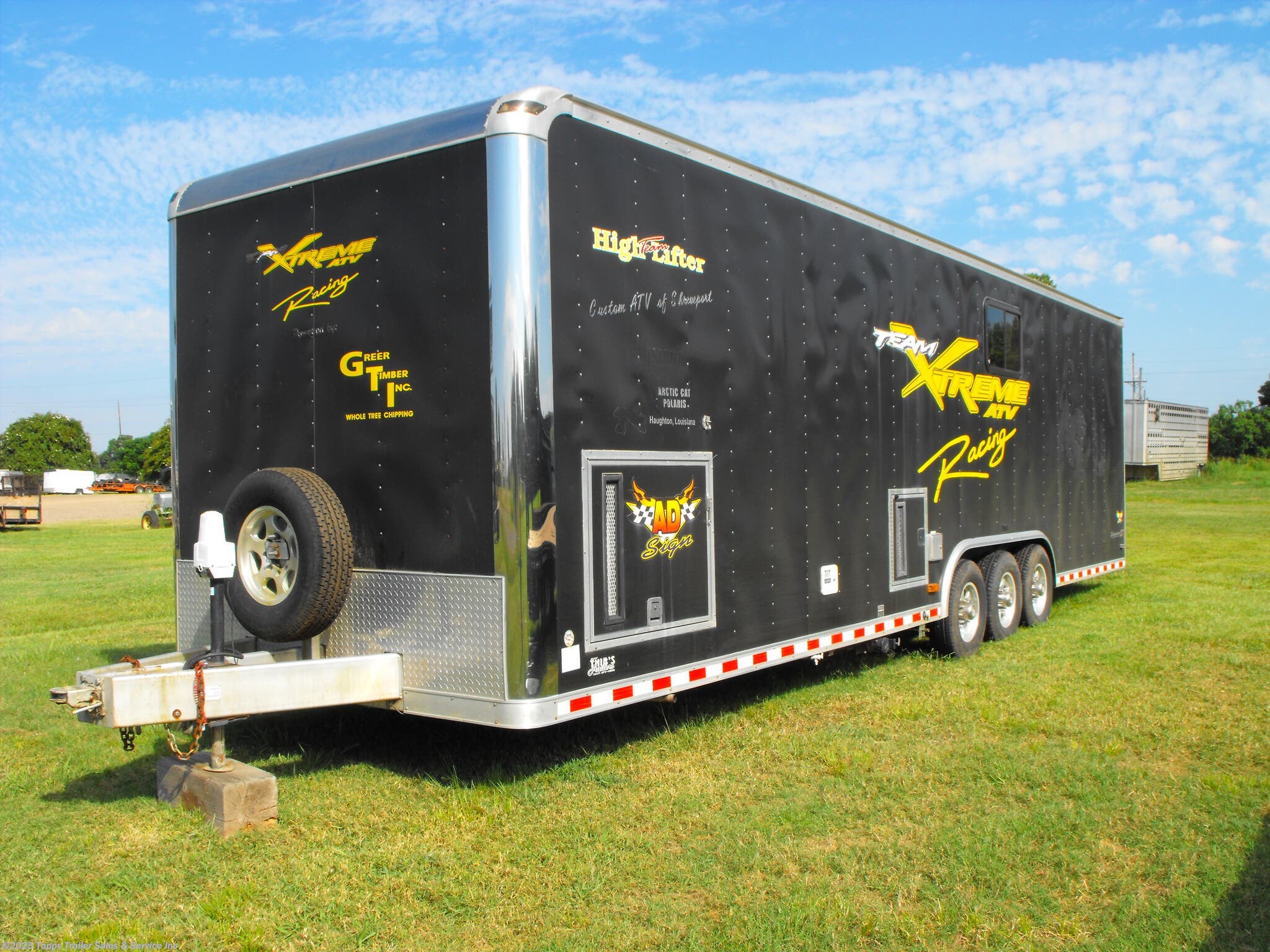 Cargo Trailer 2008 Pace American USED 32' TOY HAULER TrailersUSA