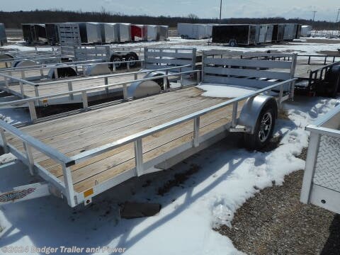 2024 H&H H8214RSA-030 H&H 82 X 14 ALUMINUM UTILITY TRAILER available in De Pere, WI
