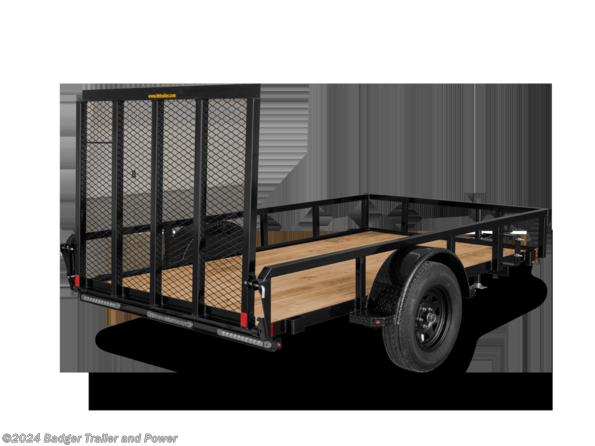 2022 H&H 5 X 8 STEEL RAIL SIDE UTILITY TRAILER available in De Pere, WI