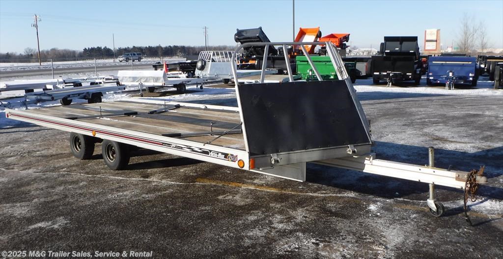 Deckover 2002 FLOE Versa Max 4 PLACE SNOWMOBILE TRAILER TrailersUSA