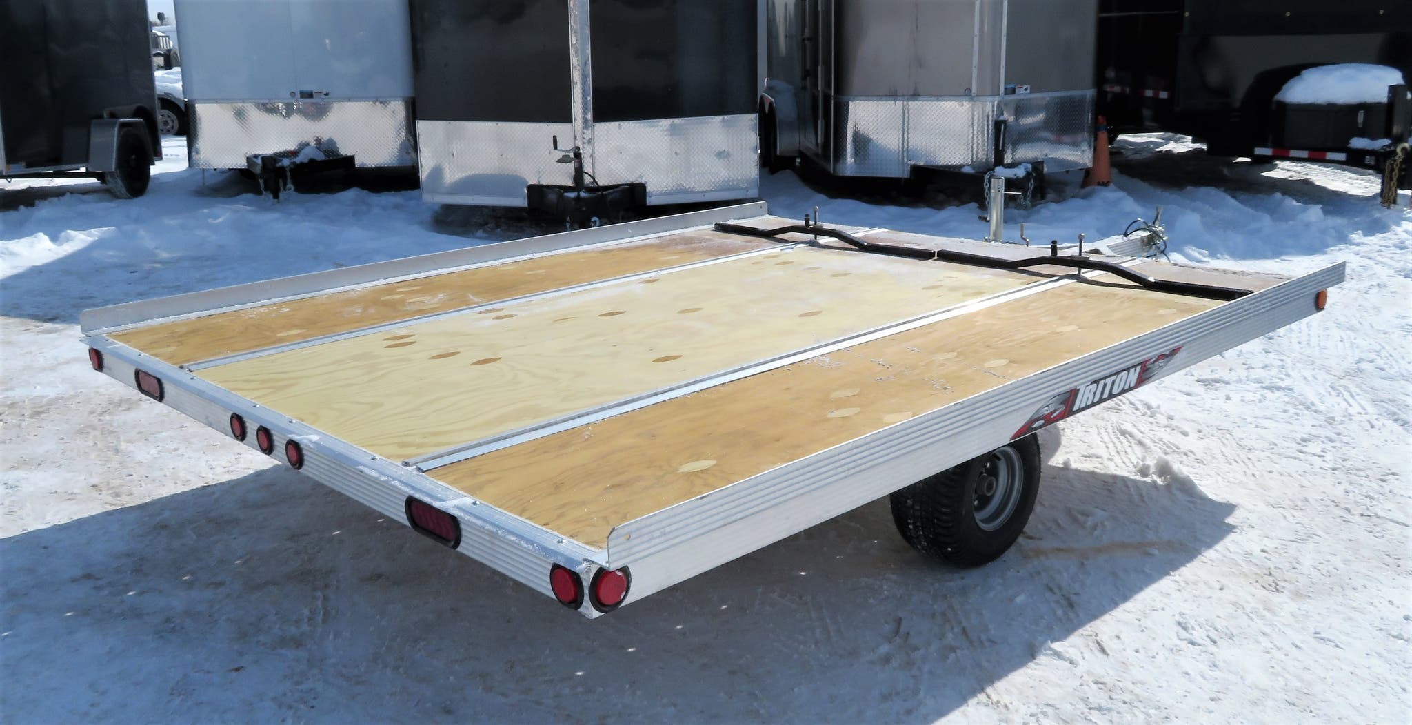 Snowmobile 2019 Triton Trailers XT10101 QP Tilt 2 Place Snowmobile