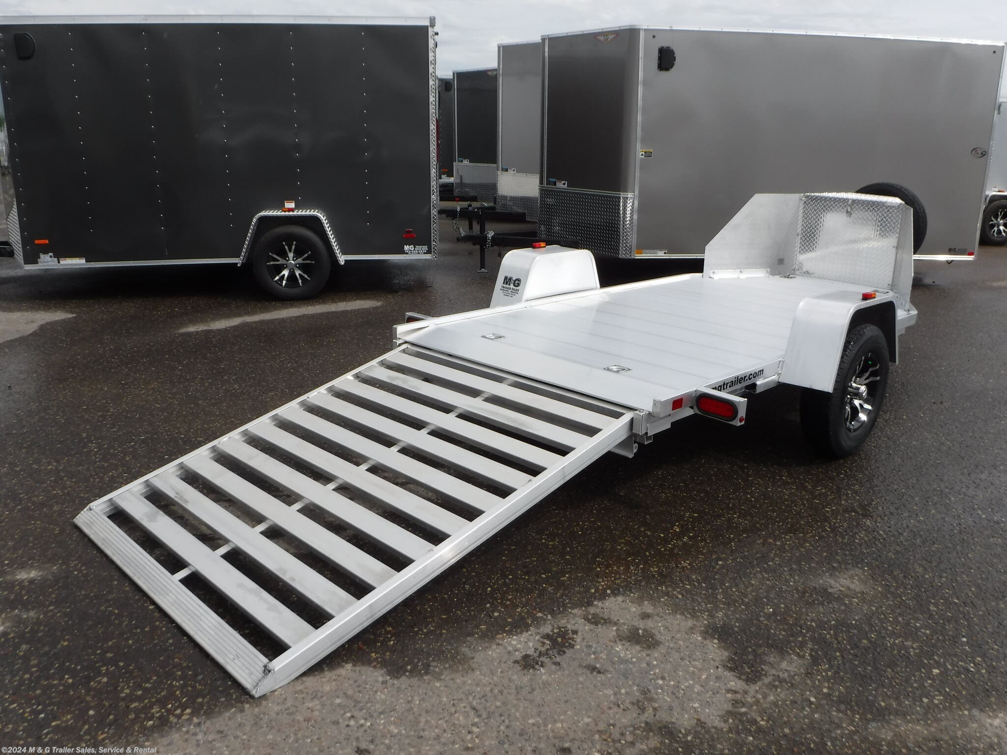 Motorcycle Trailer - 2020 Aluma TK1 Aluminum Trike Trailer | TrailersUSA