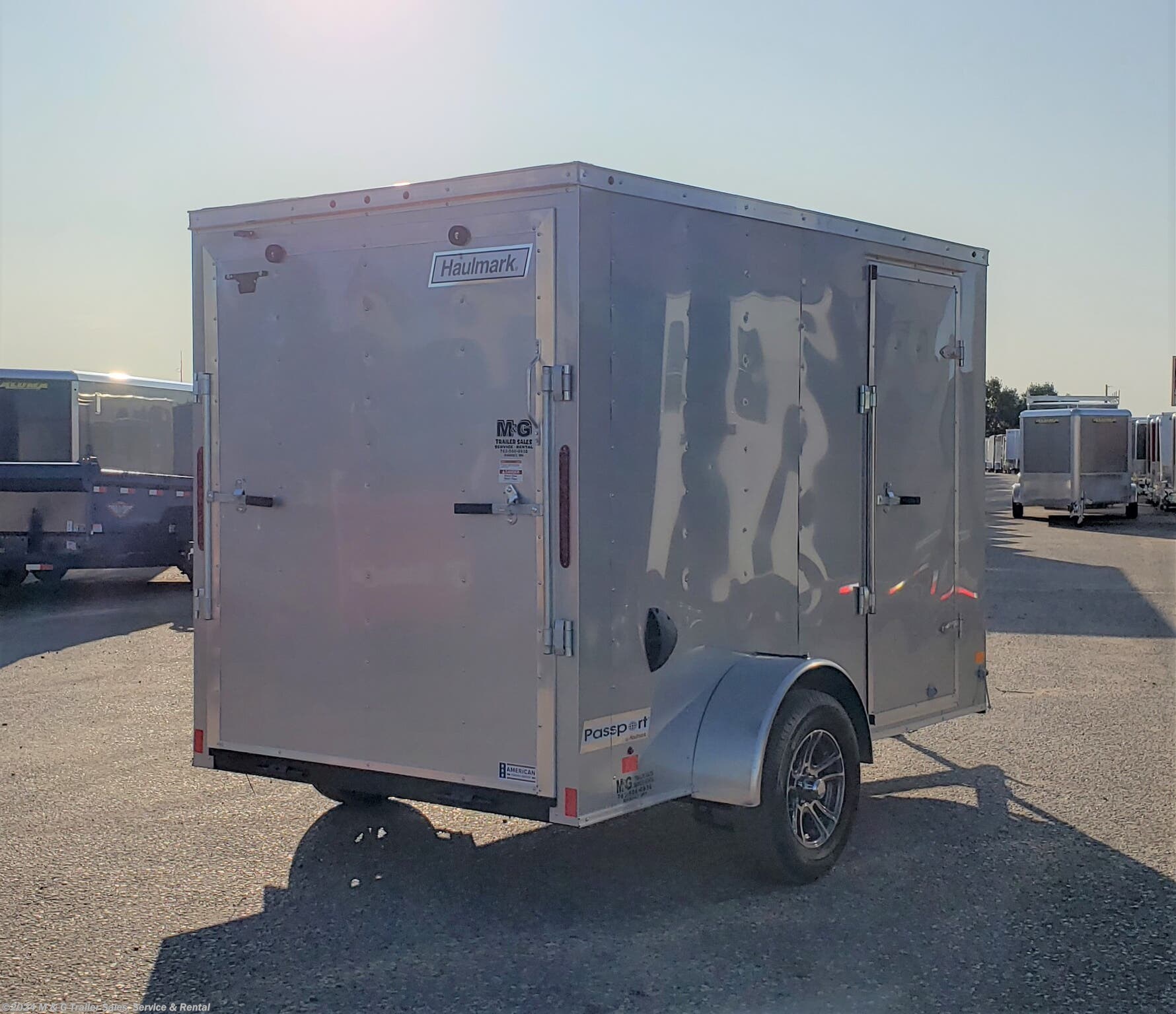 Cargo Trailer - 2020 Haulmark 6x10SA Enclosed Cargo - Silver | TrailersUSA