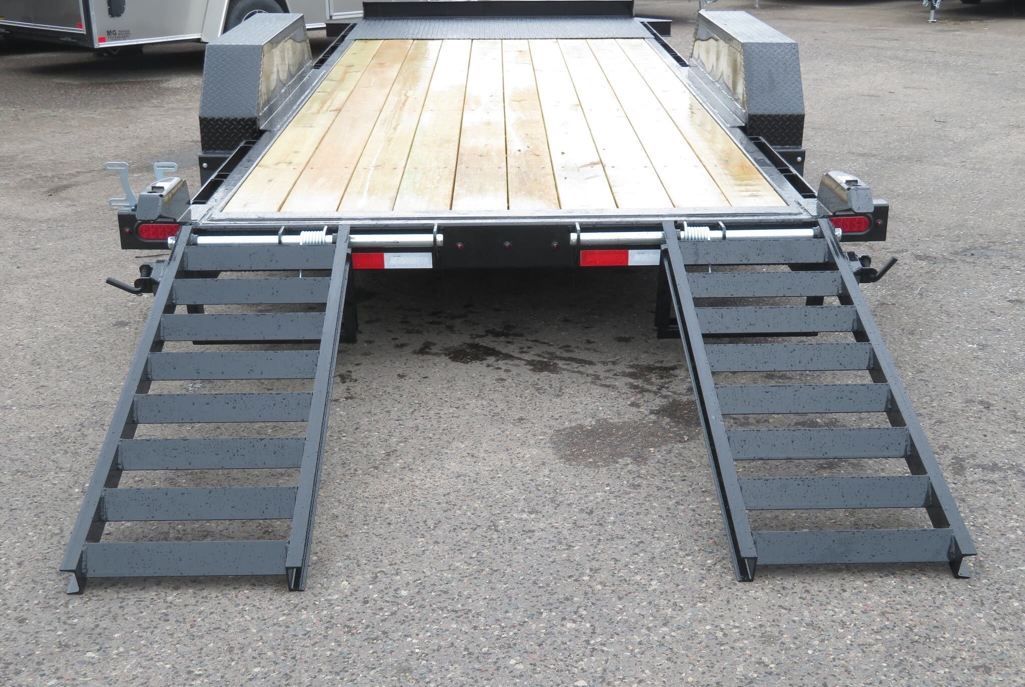 Equipment 2020 Midsota ST20 Skid Loader Trailer Black TrailersUSA