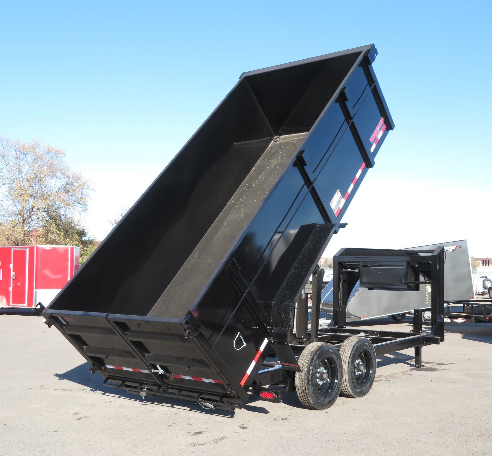 Dump (Heavy Duty) 2020 Midsota 16' Gooseneck Dump Trailer with 45