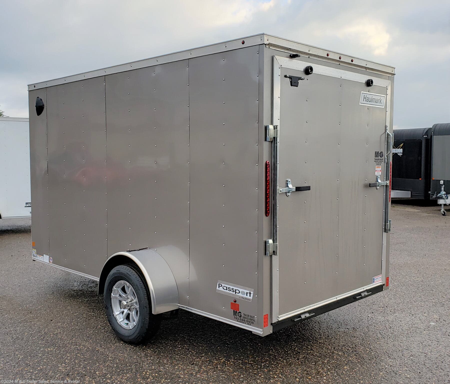 Cargo Trailer 2020 Haulmark 6x12SA Enclosed Cargo Pewter TrailersUSA