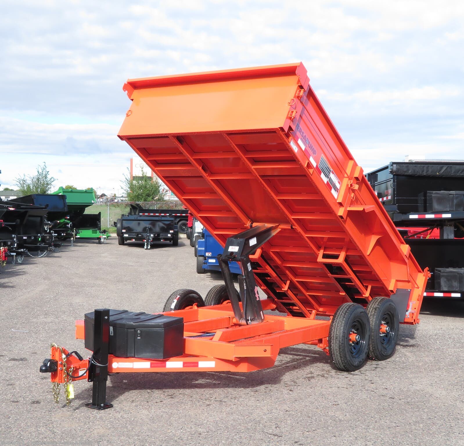 Dump (Heavy Duty) - 2020 Midsota Midsota 16' Dump Trailer - Orange ...