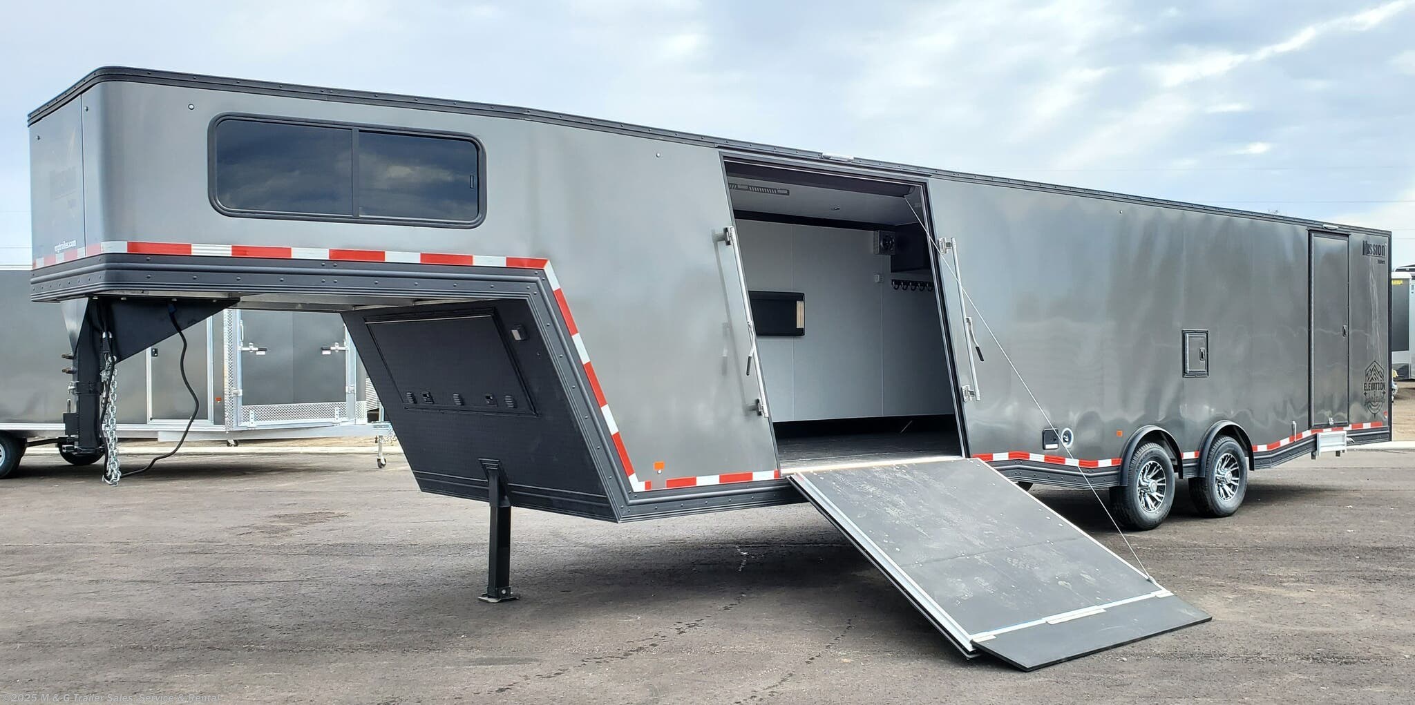 Snowmobile - 2020 Mission Trailers MEG 8.5X42 GOOSENECK ELEVATION SNOW ...