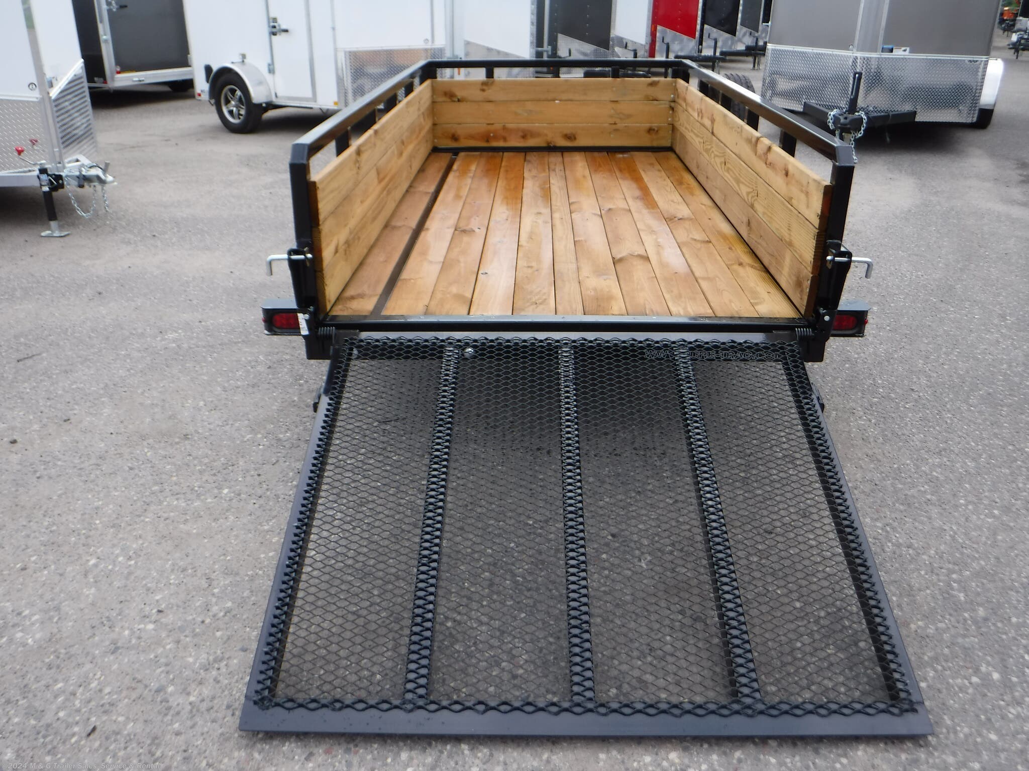 Utility Trailer - 2020 Sure-Trac 5x10 Three Board Utility - Black