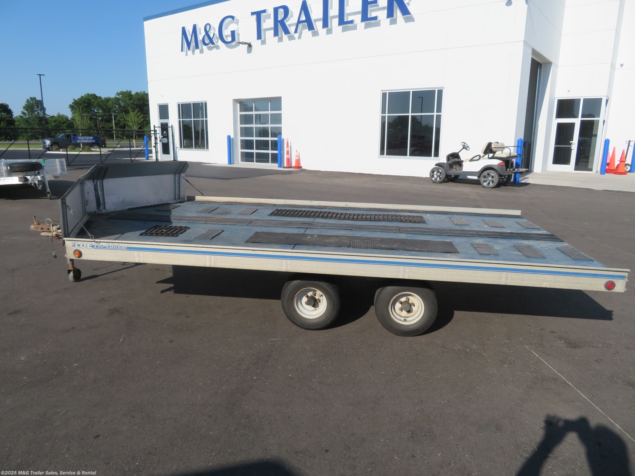 Utility Trailer 1994 FLOE 8 x 14 Snowmobile Trailer TrailersUSA