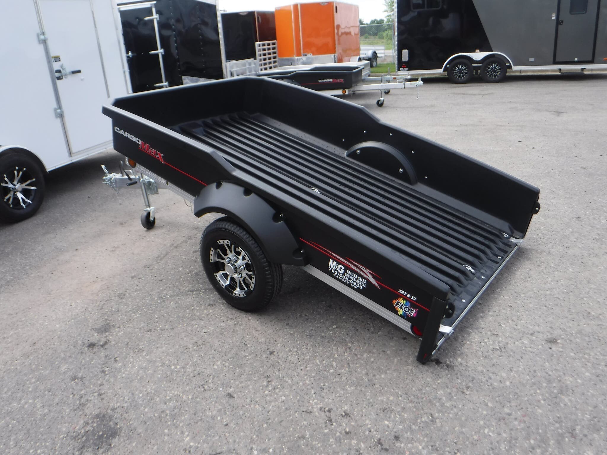Utility Trailer - 2021 FLOE Cargo Max XRT8-57 Utility ... livestock trailer wiring harness 