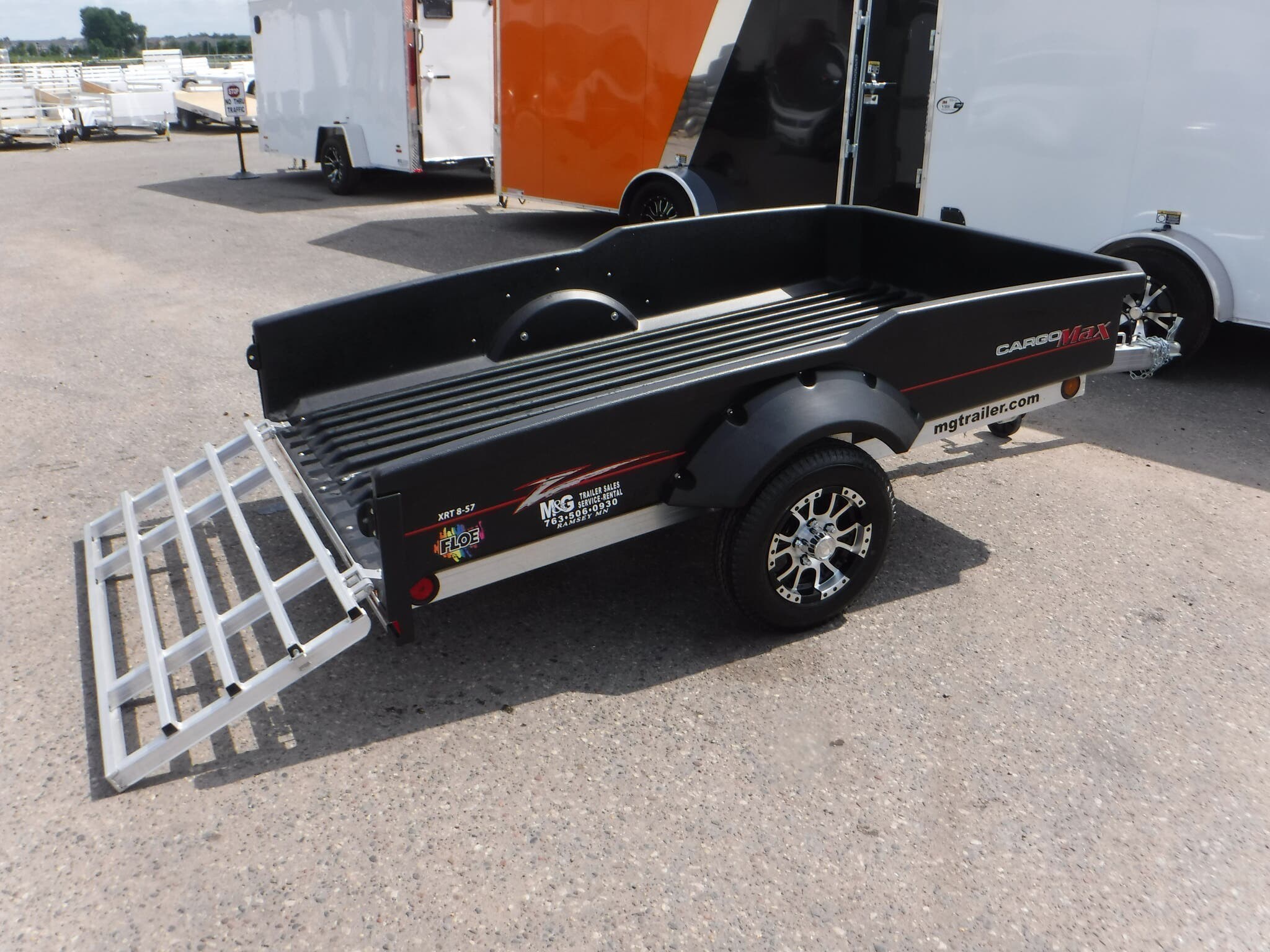 Utility Trailer - 2021 FLOE Cargo Max XRT8-57 Utility ... livestock trailer wiring harness 